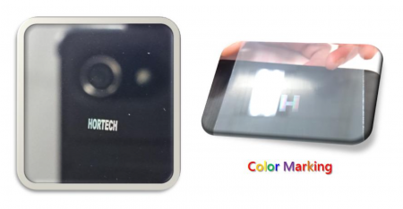 شبكات مكتوبة مباشرة بسمك 3 ميكرون على عدسات عاكسة أو أفلام رقيقة